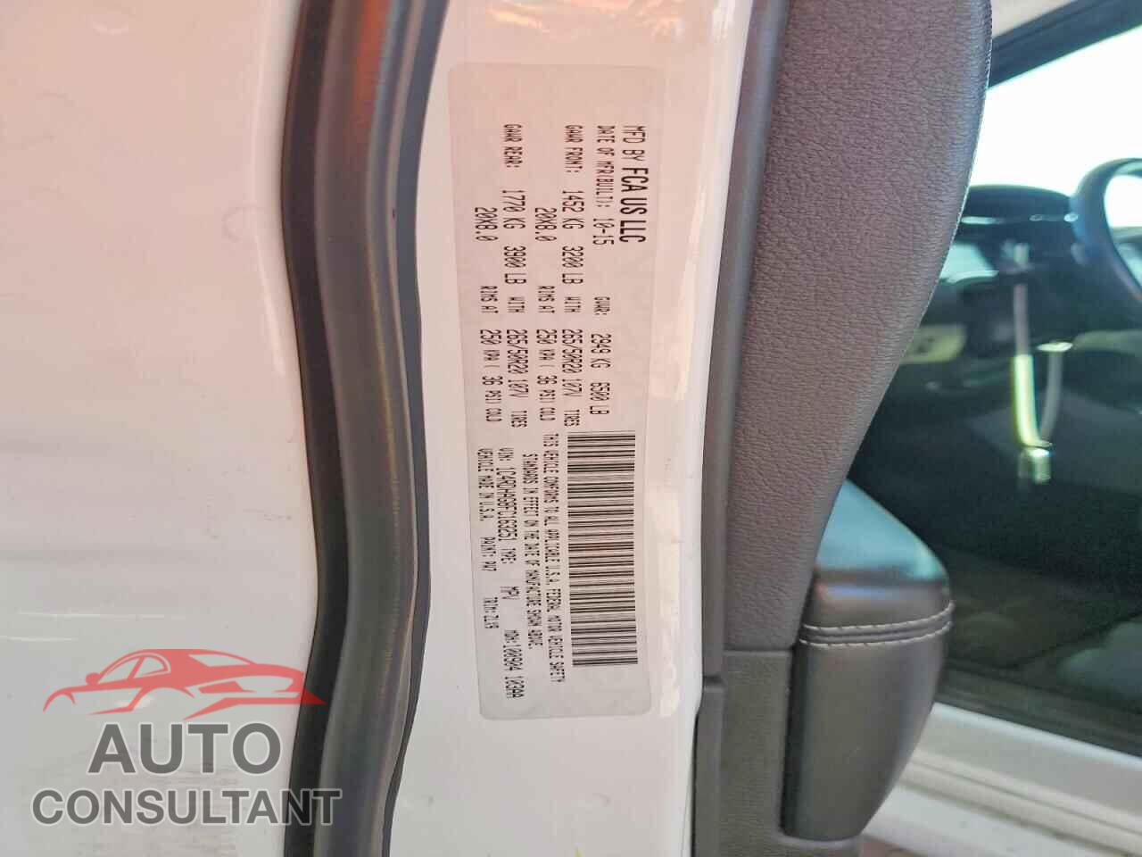 DODGE DURANGO 2015 - 1C4RDHAG8FC163251