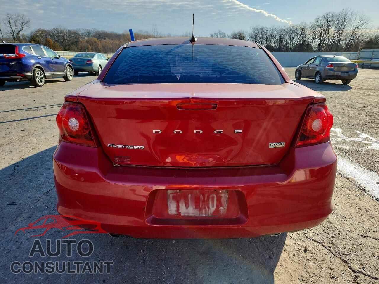 DODGE AVENGER 2012 - 1C3CDZAG2CN327531