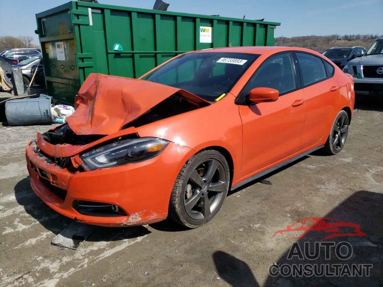 DODGE DART 2015 - 1C3CDFEB5FD286920