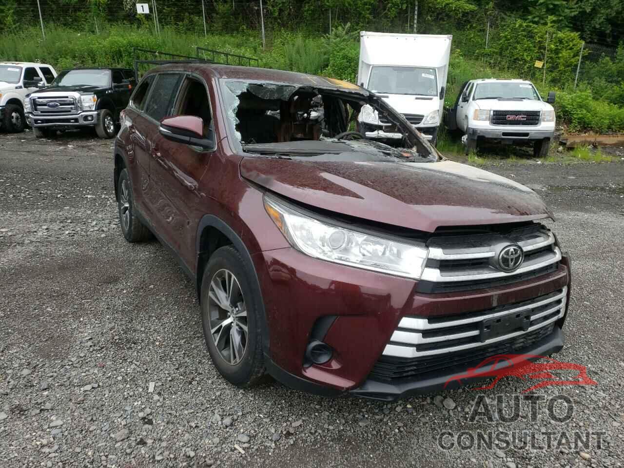 TOYOTA HIGHLANDER 2019 - 5TDBZRFHXKS717702