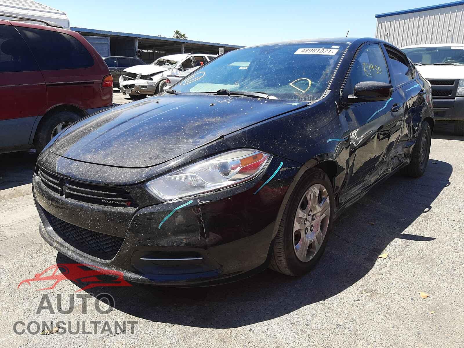 DODGE DART 2016 - 1C3CDFAA8GD593657