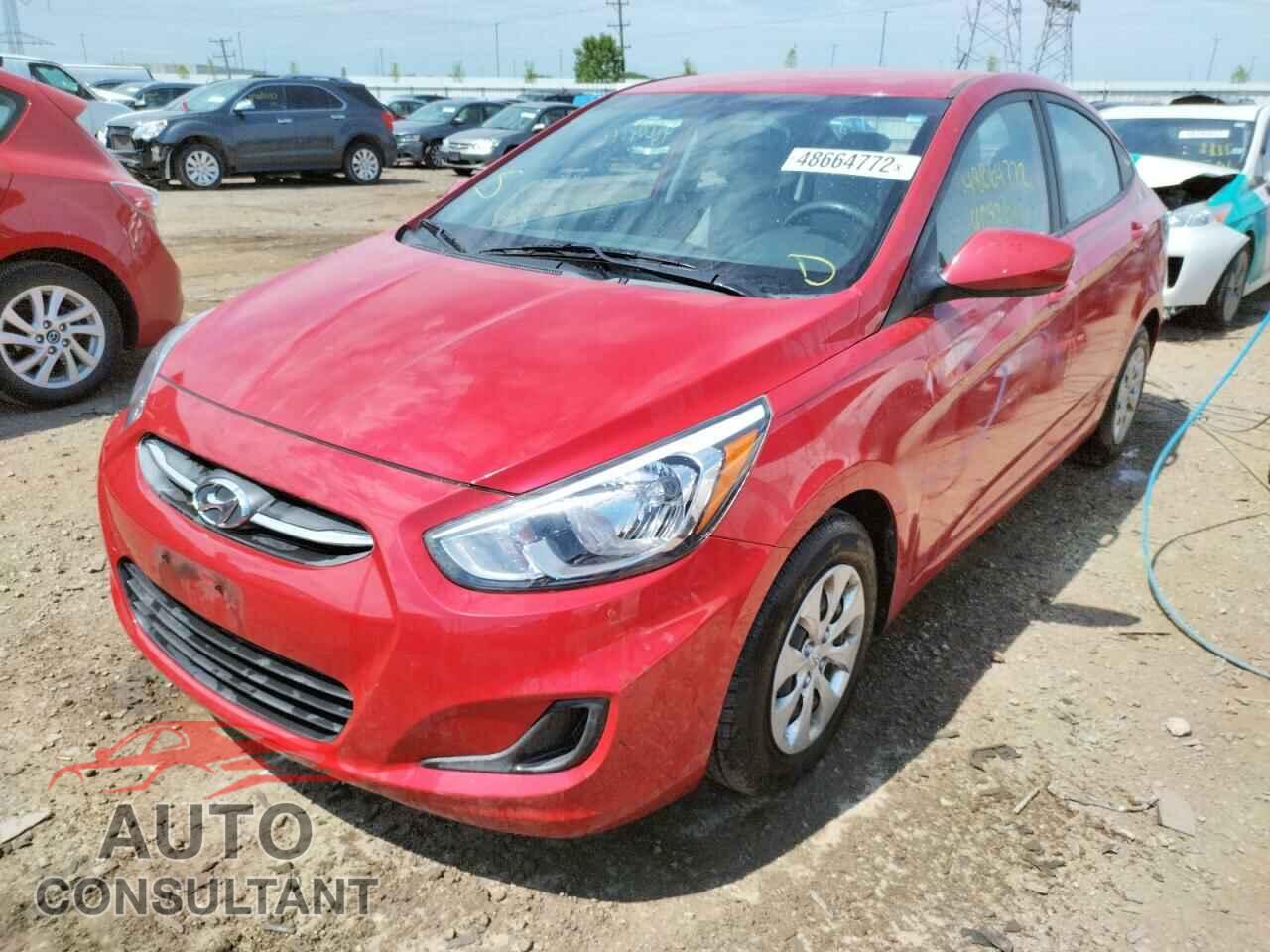 HYUNDAI ACCENT 2016 - KMHCT4AE7GU083091