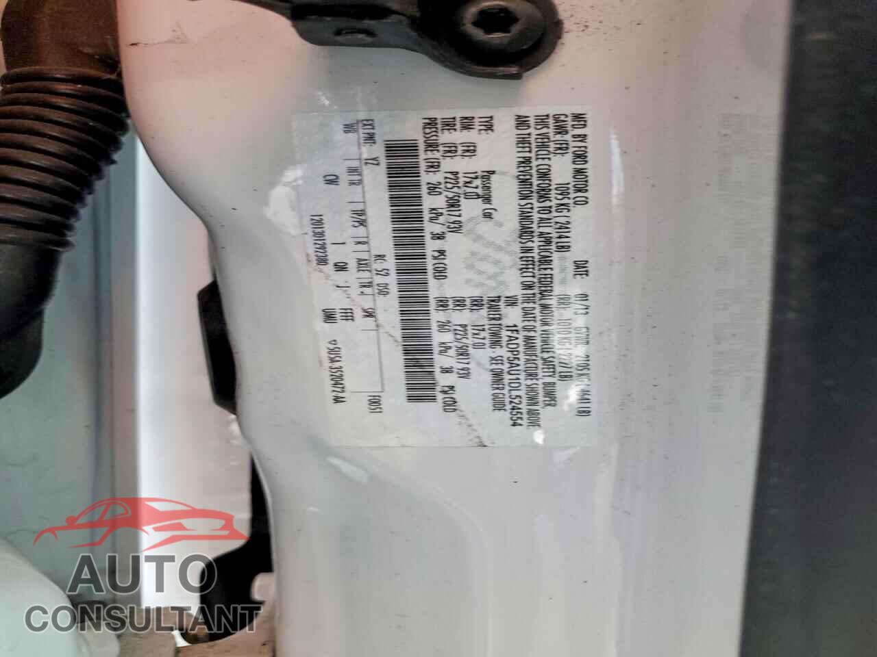 FORD CMAX 2013 - 1FADP5AU1DL524554