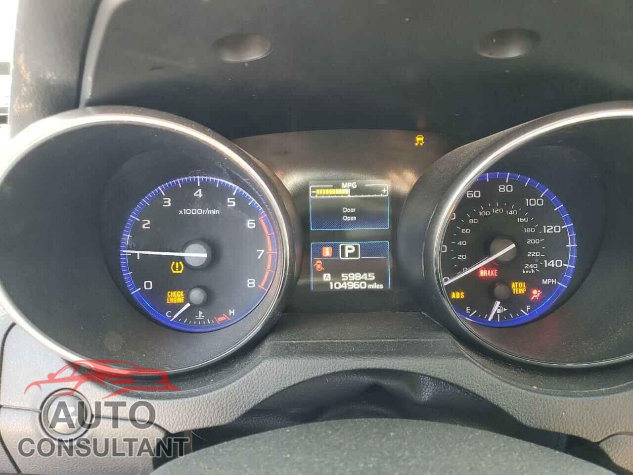 SUBARU OUTBACK 2016 - 4S4BSBJC6G3239564