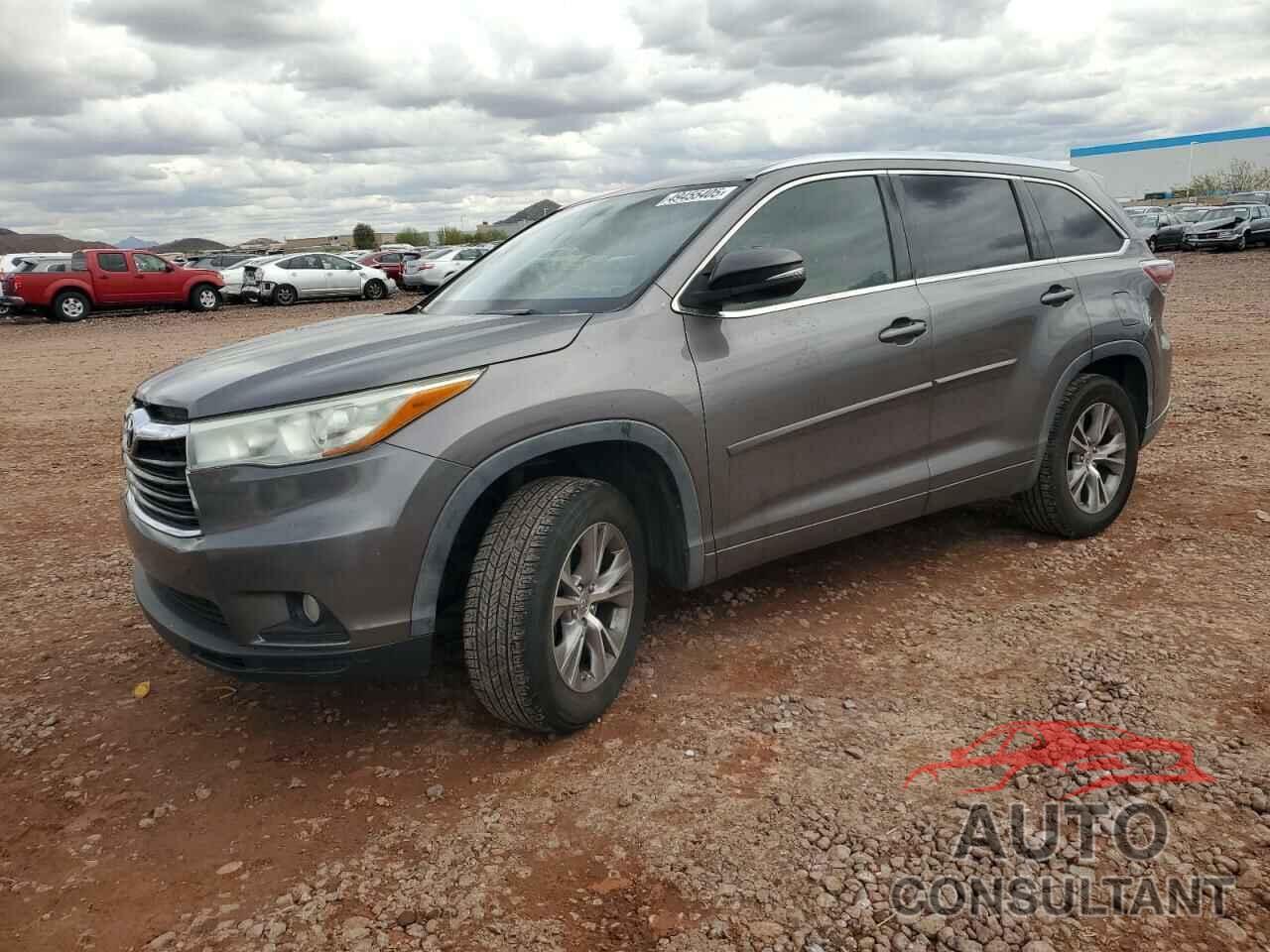 TOYOTA HIGHLANDER 2015 - 5TDKKRFH3FS111068