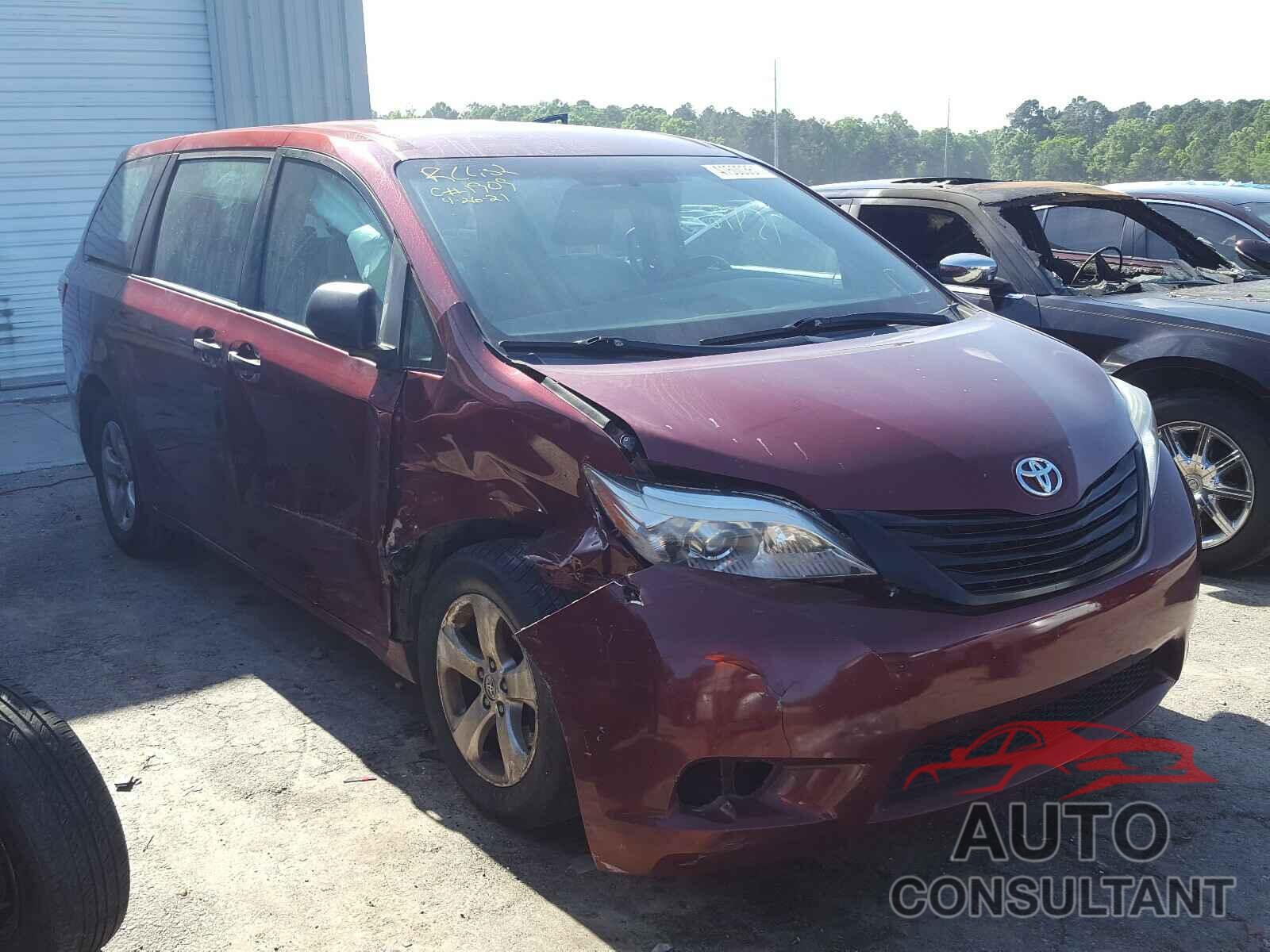 TOYOTA SIENNA 2016 - 5TDZK3DC6GS750369