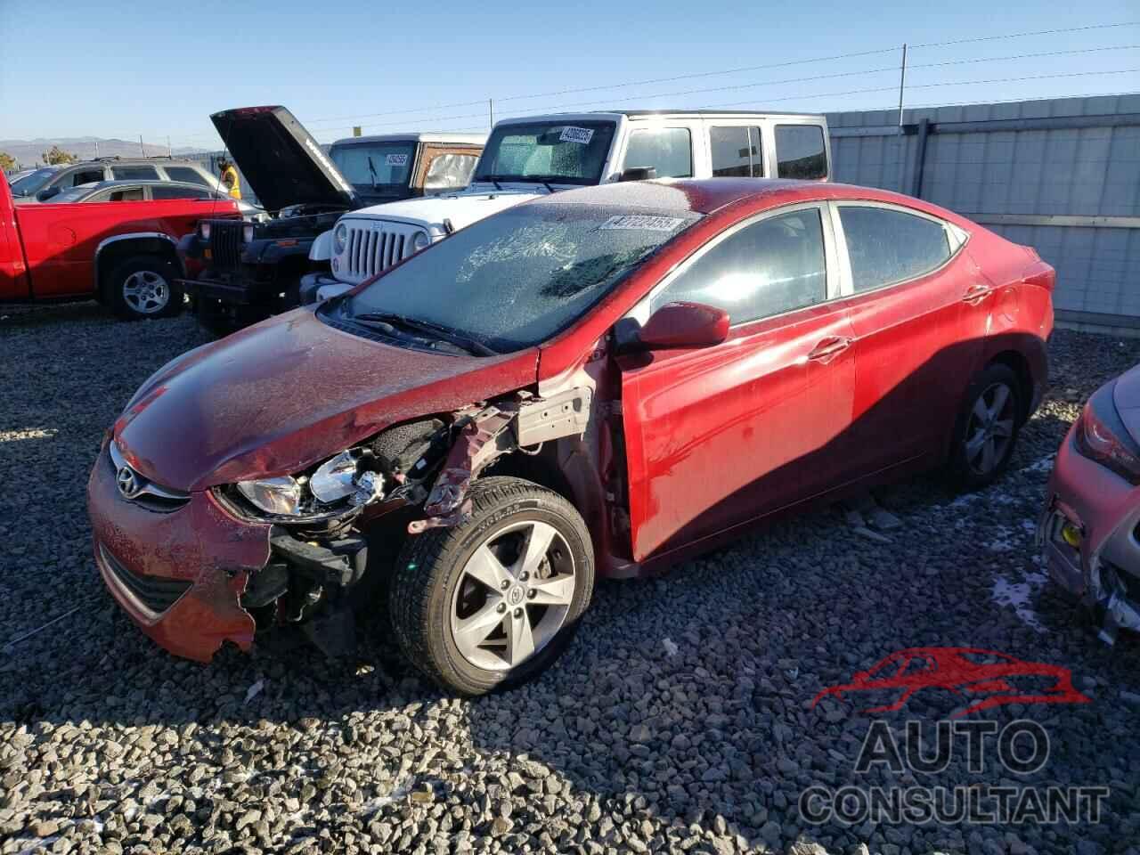 HYUNDAI ELANTRA 2011 - KMHDH4AE1BU151397