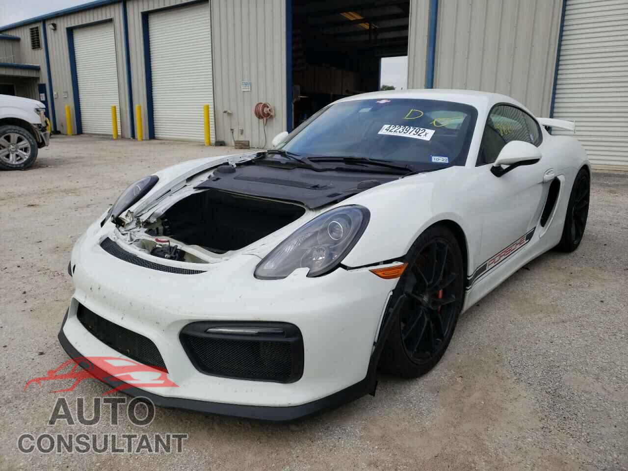 PORSCHE CAYMAN 2016 - WP0AC2A80GK192529