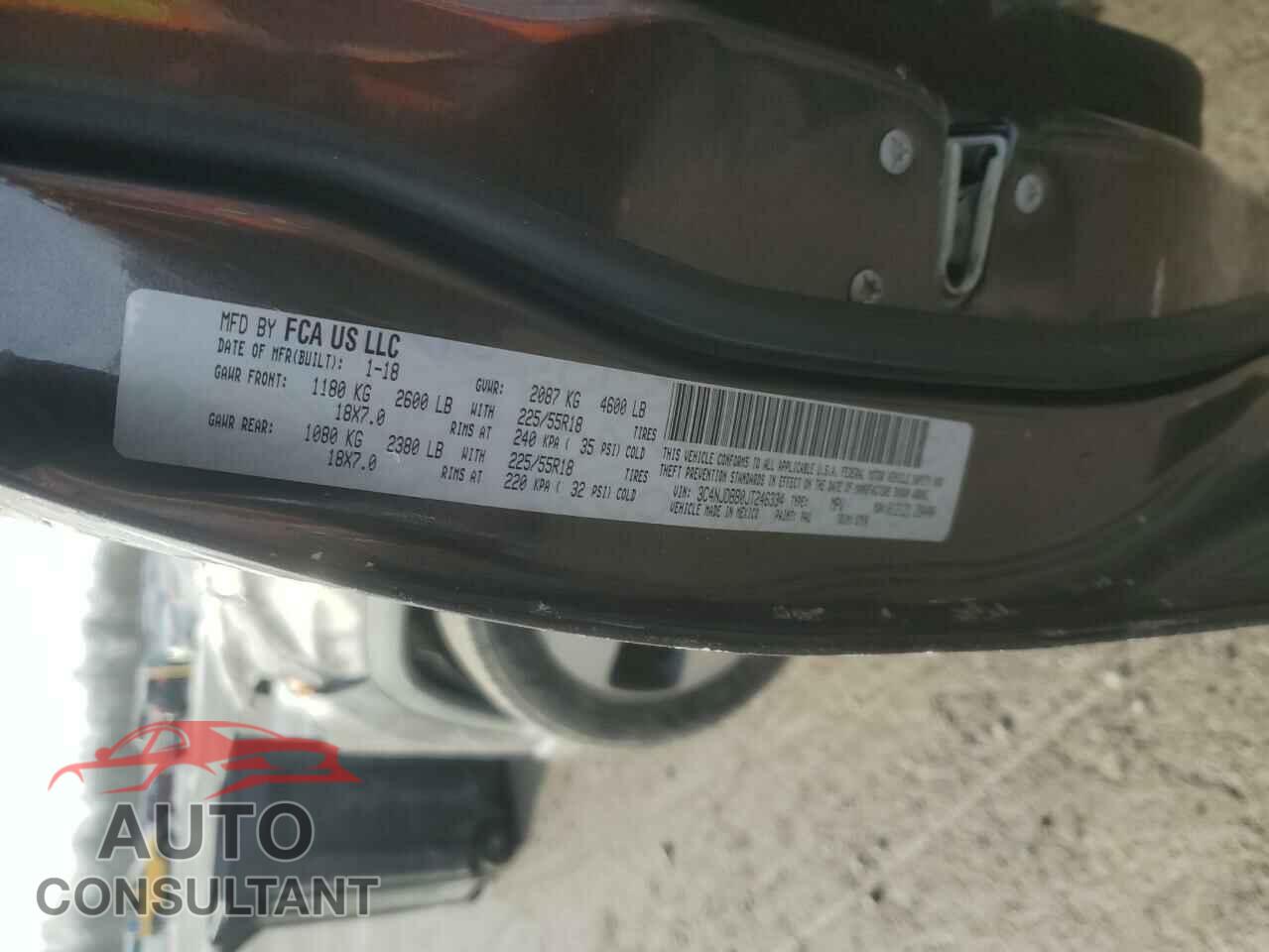 JEEP COMPASS 2018 - 3C4NJDBB0JT246334
