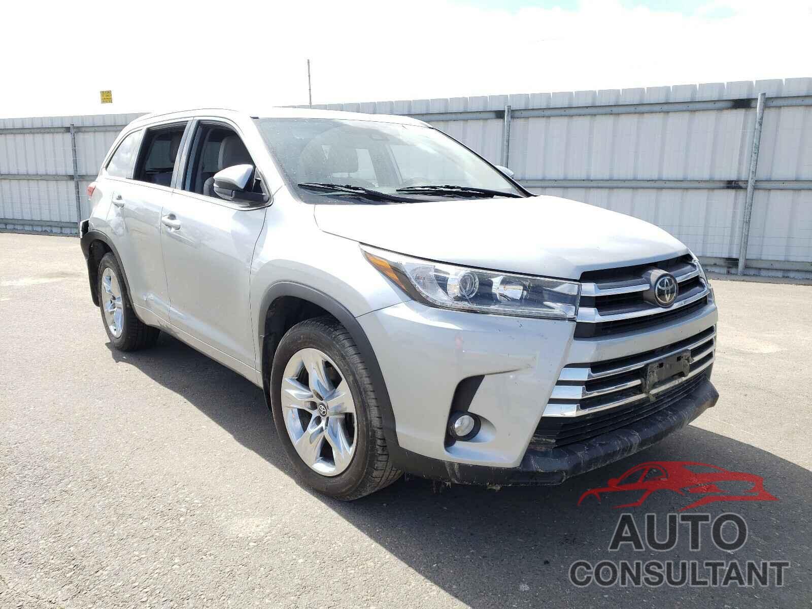 TOYOTA HIGHLANDER 2018 - 5TDDZRFH2JS824072
