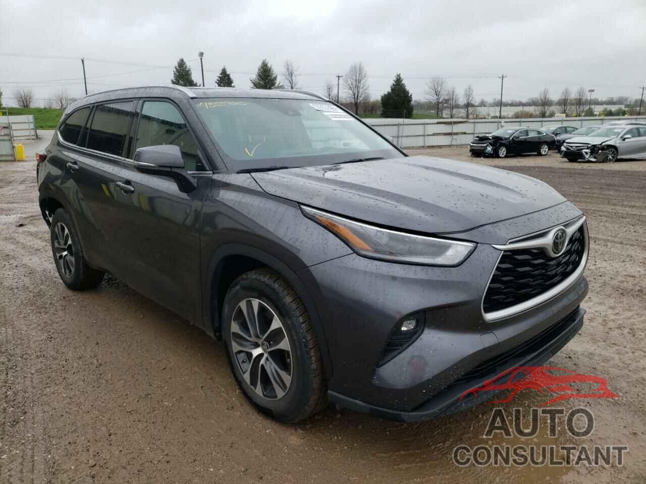 TOYOTA HIGHLANDER 2021 - 5TDGZRAH8MS515876