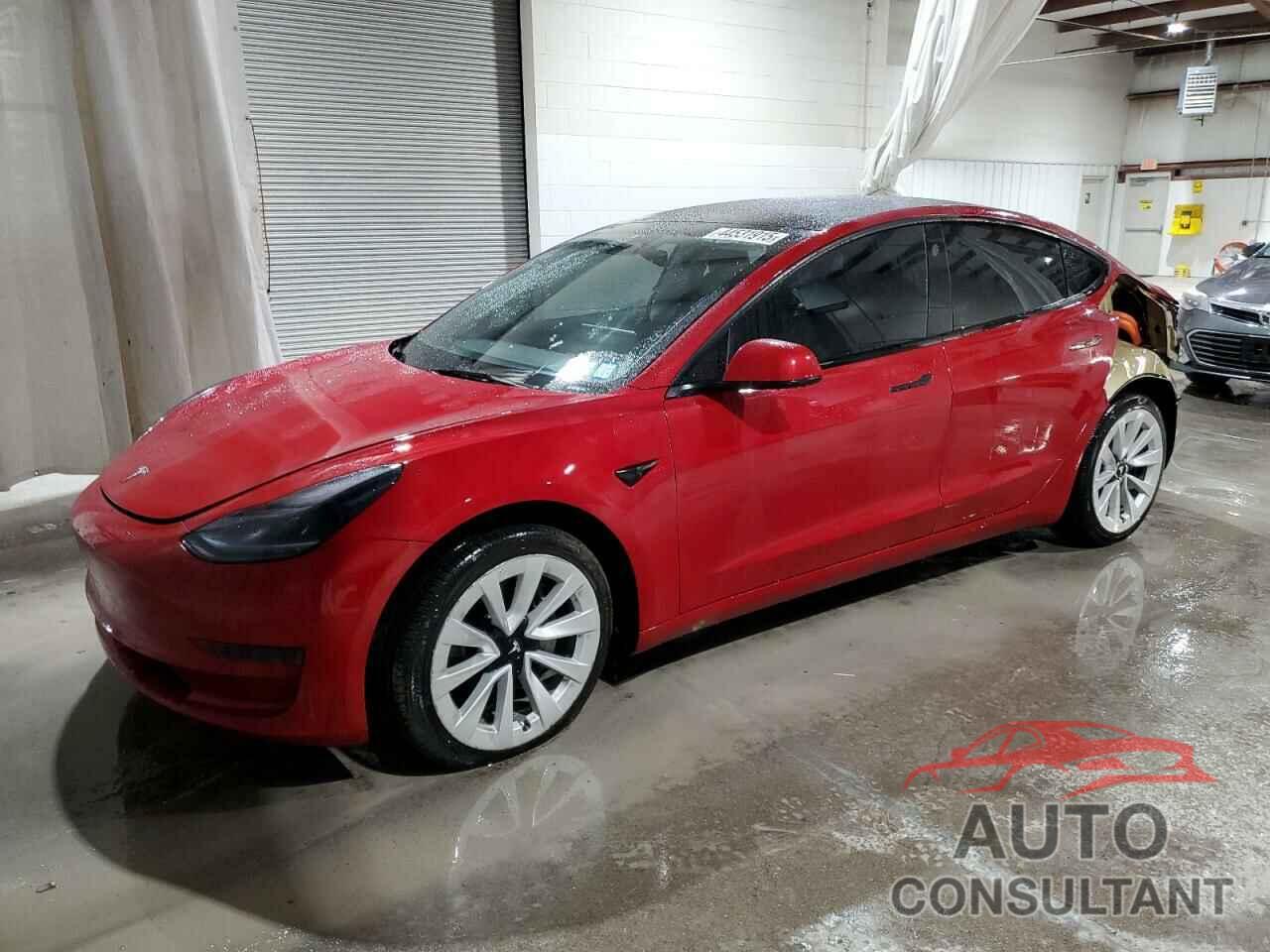 TESLA MODEL 3 2022 - 5YJ3E1EA4NF187306