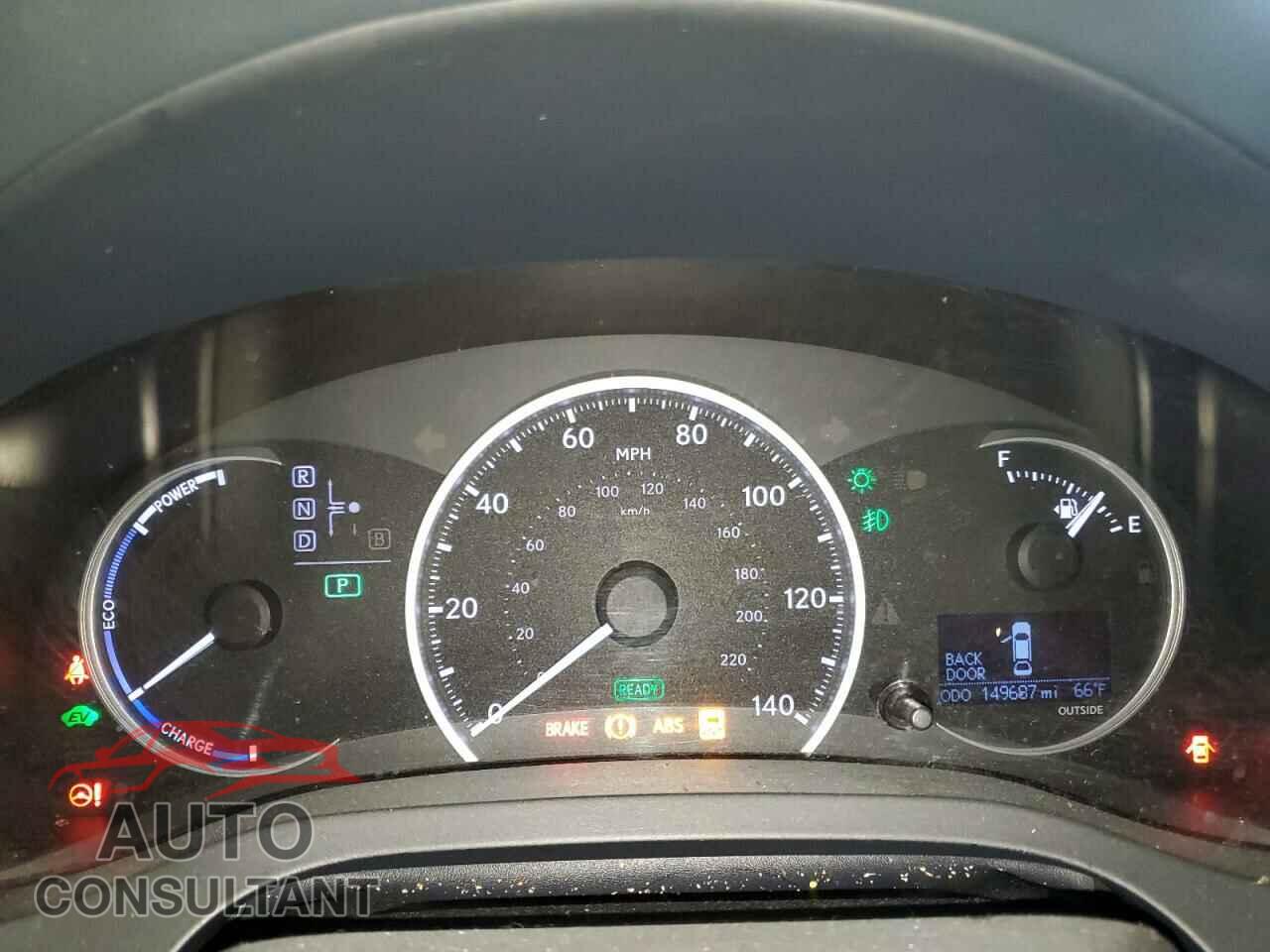 LEXUS CT 200 2013 - JTHKD5BH2D2162914