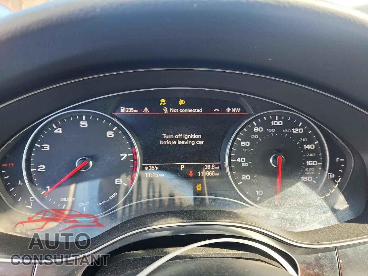 AUDI A6 2016 - WAUGFAFC4GN186480
