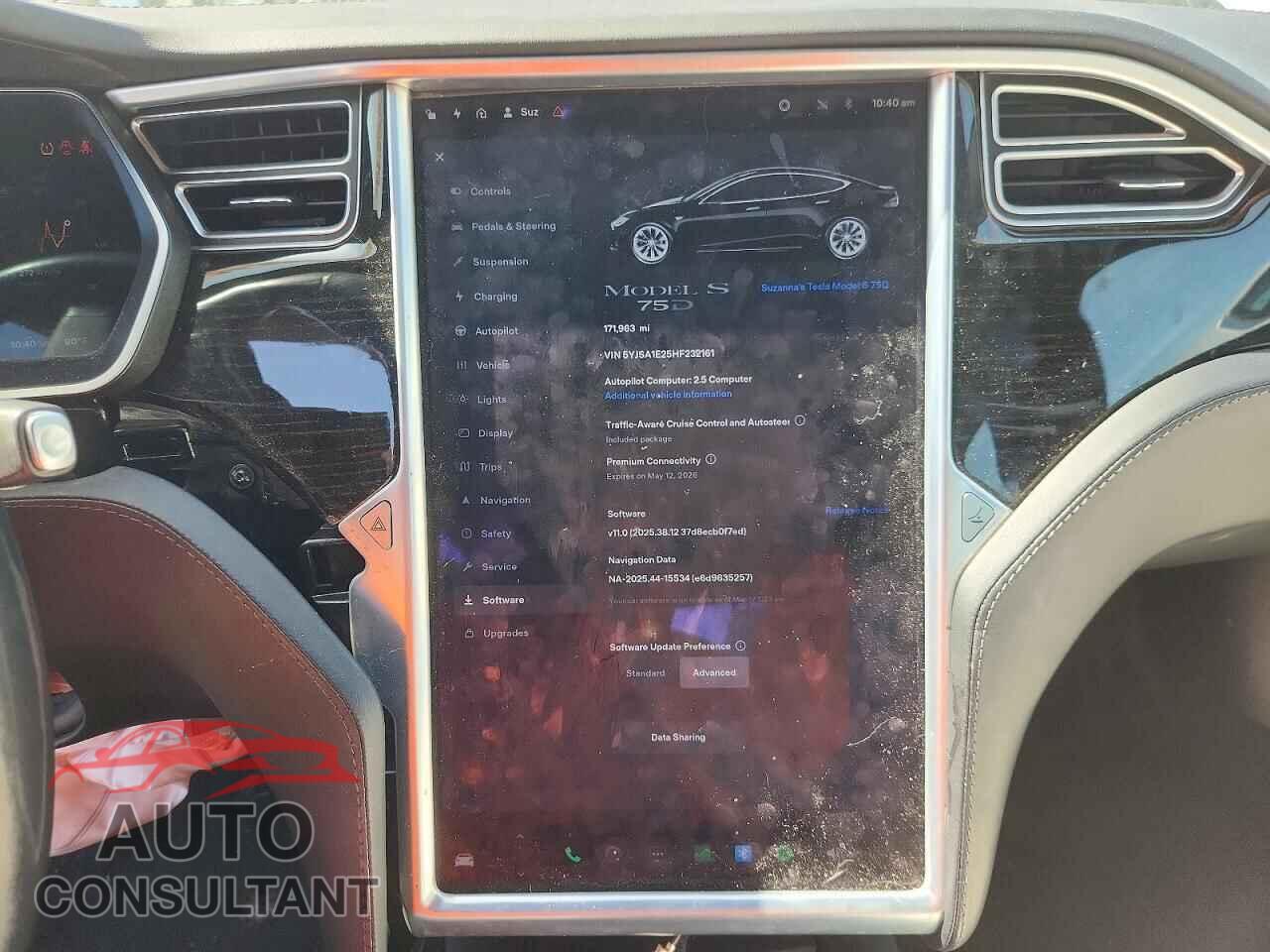 TESLA MODEL S 2017 - 5YJSA1E25HF232161