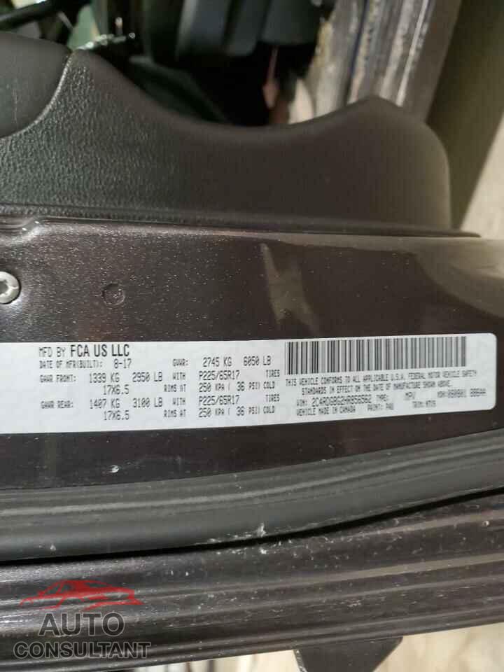 DODGE CARAVAN 2017 - 2C4RDGBG2HR856562