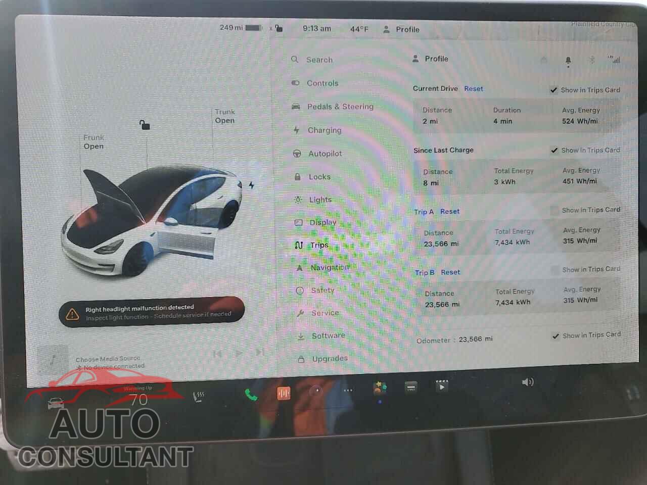 TESLA MODEL 3 2021 - 5YJ3E1EC2MF044192
