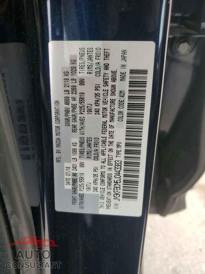 MAZDA CX-5 2018 - JM3KFBCM5J0443383
