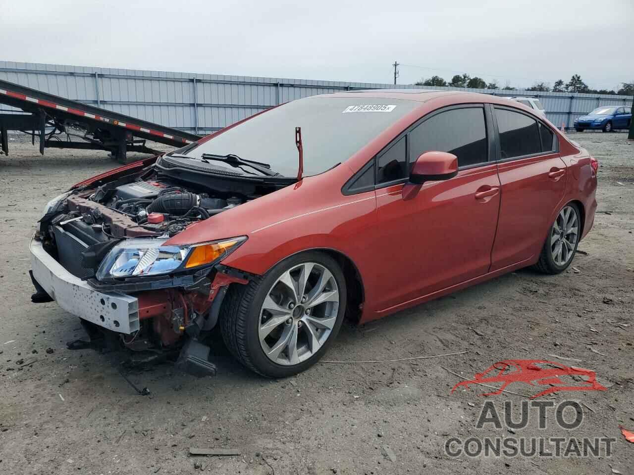 HONDA CIVIC 2012 - 2HGFB6E58CH705884