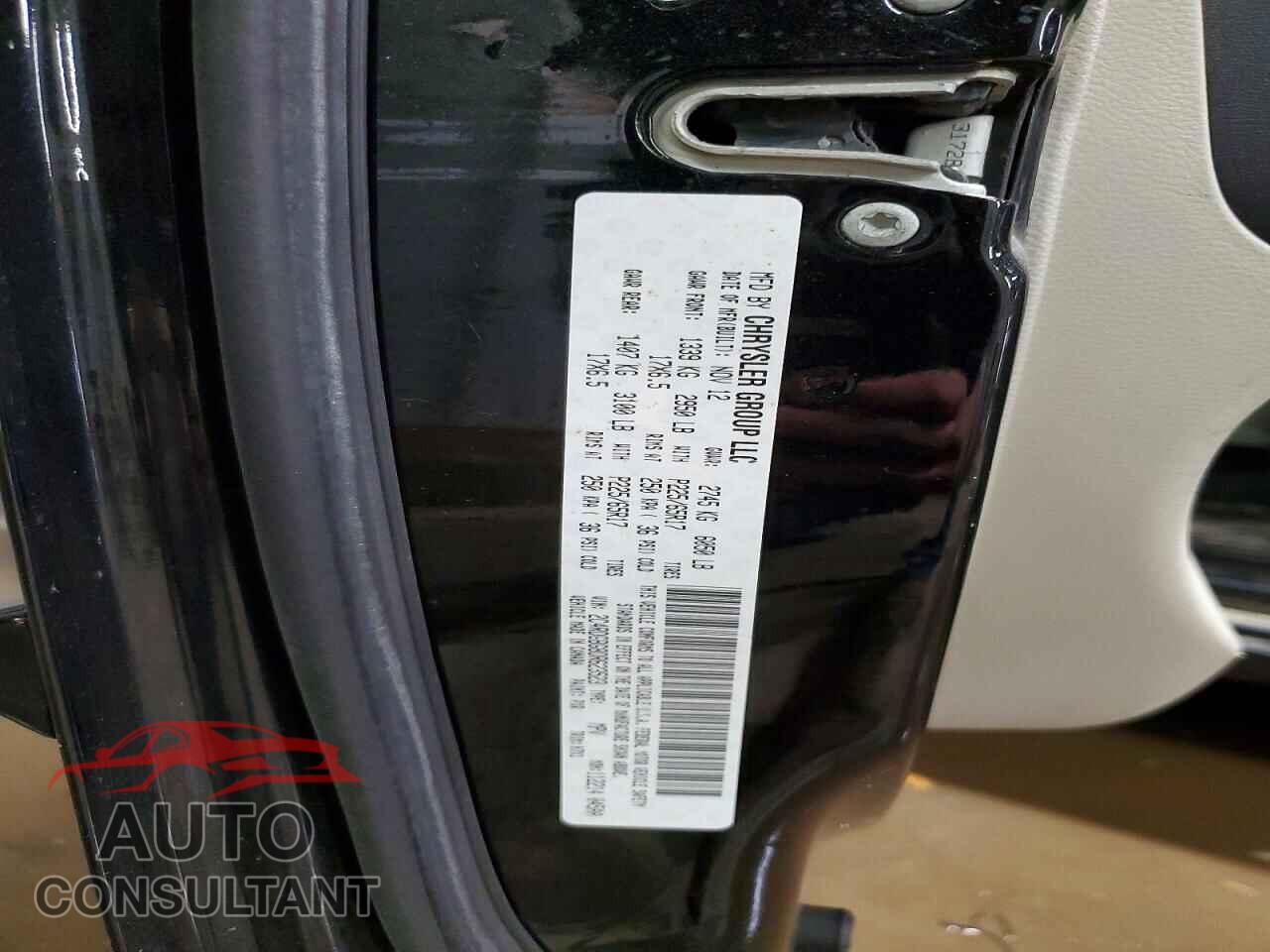 DODGE CARAVAN 2013 - 2C4RDGBG8DR623523