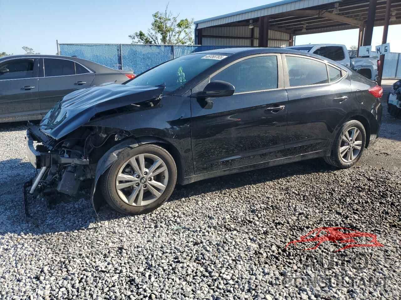 HYUNDAI ELANTRA 2018 - KMHD84LF2JU503021