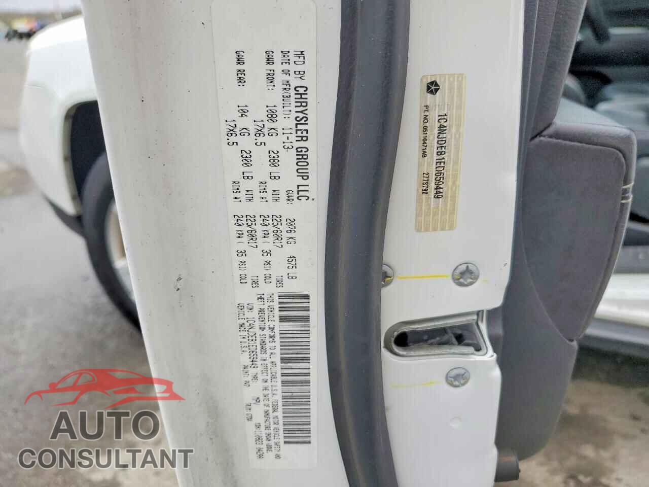 JEEP COMPASS 2014 - 1C4NJDEB1ED659449
