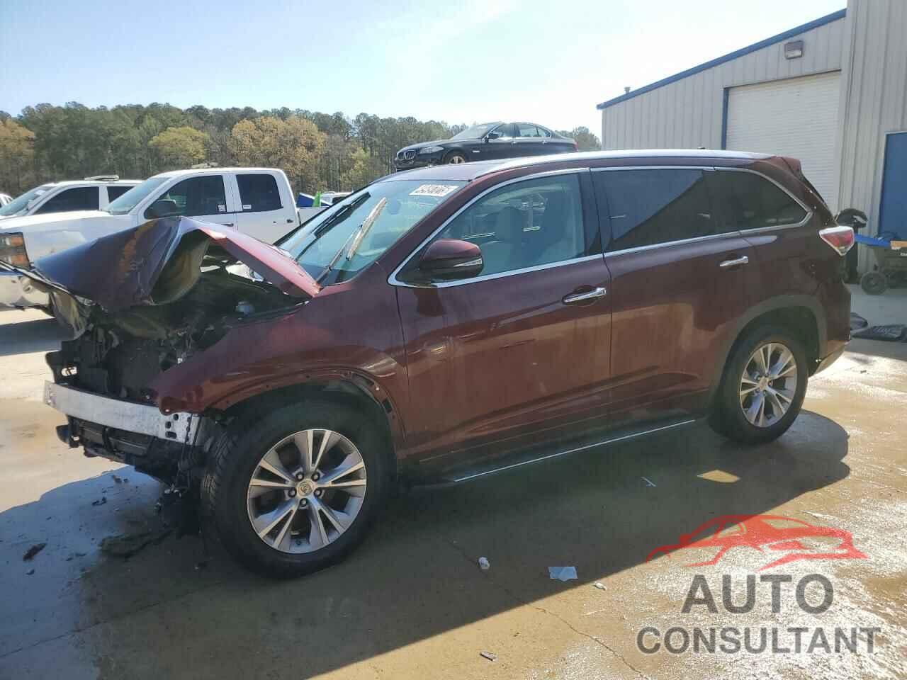 TOYOTA HIGHLANDER 2015 - 5TDKKRFH7FS042546