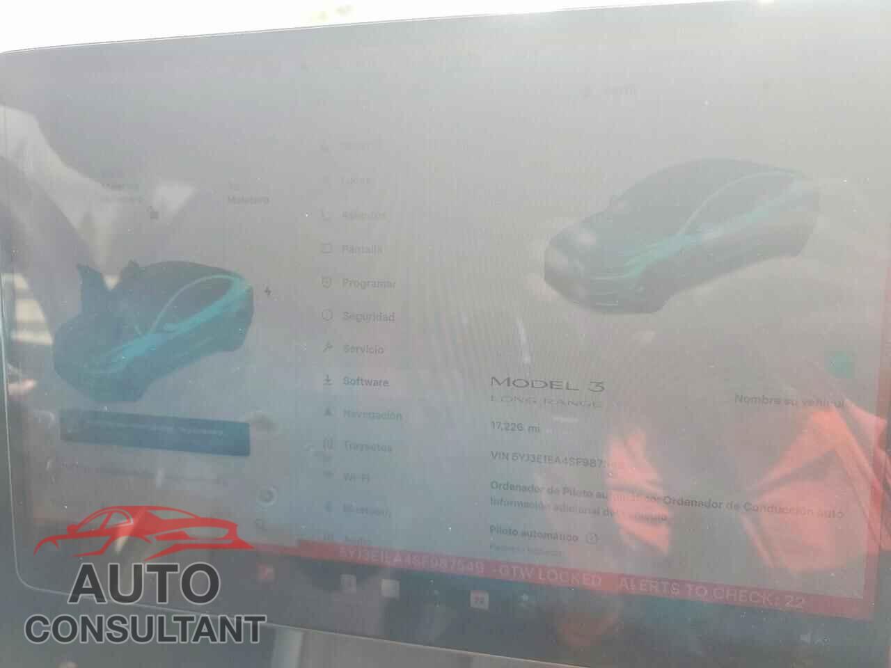 TESLA MODEL 3 2025 - 5YJ3E1EA4SF987549