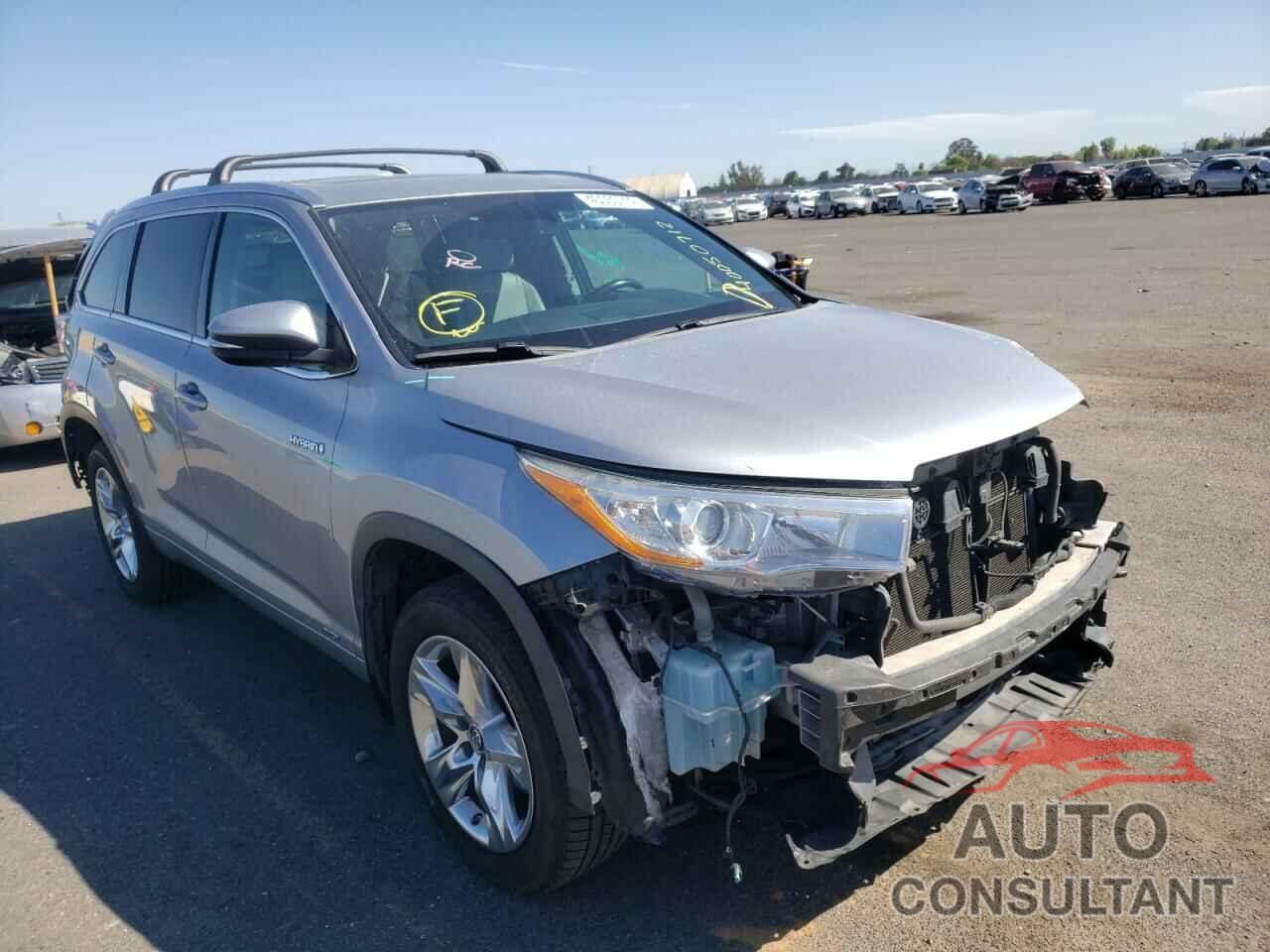 TOYOTA HIGHLANDER 2016 - 5TDDCRFH4GS020463