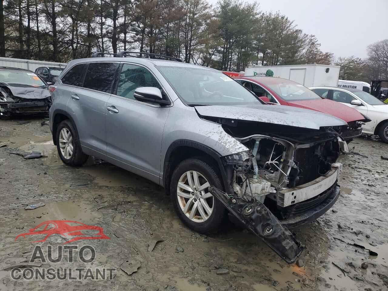 TOYOTA HIGHLANDER 2015 - 5TDBKRFH7FS200061