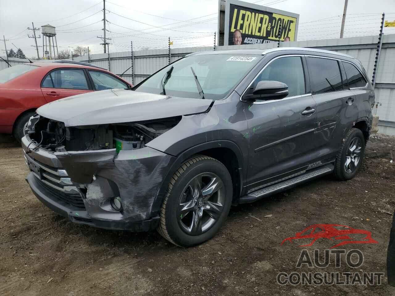 TOYOTA HIGHLANDER 2017 - 5TDDZRFH6HS467389