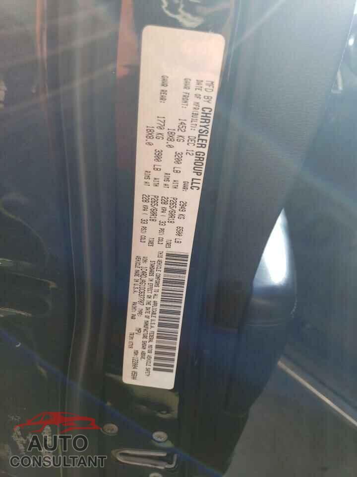 DODGE DURANGO 2013 - 1C4RDJAG1DC637707