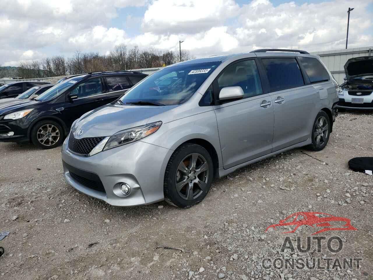 TOYOTA SIENNA 2017 - 5TDXZ3DC5HS836342