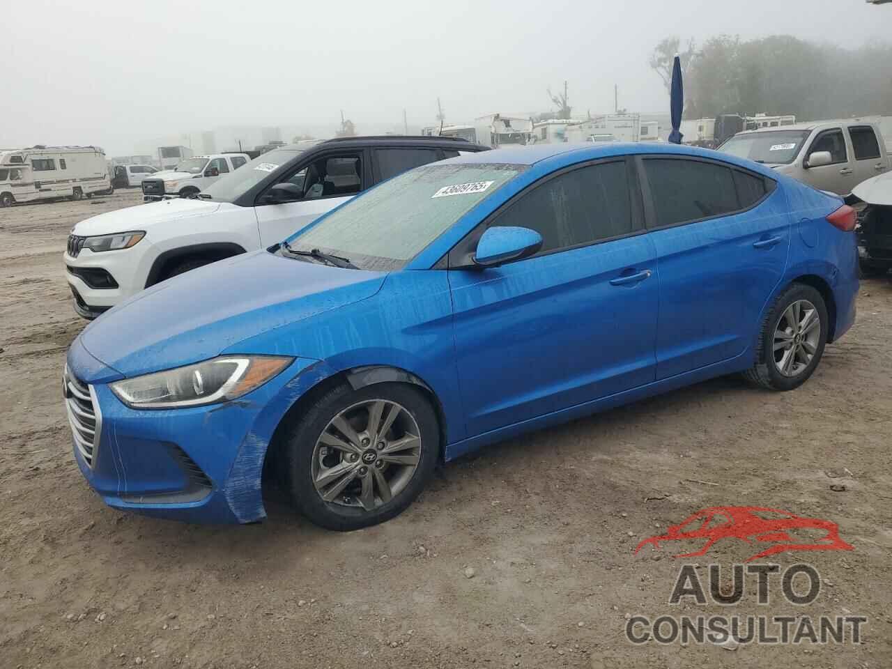 HYUNDAI ELANTRA 2017 - KMHD84LF3HU138746