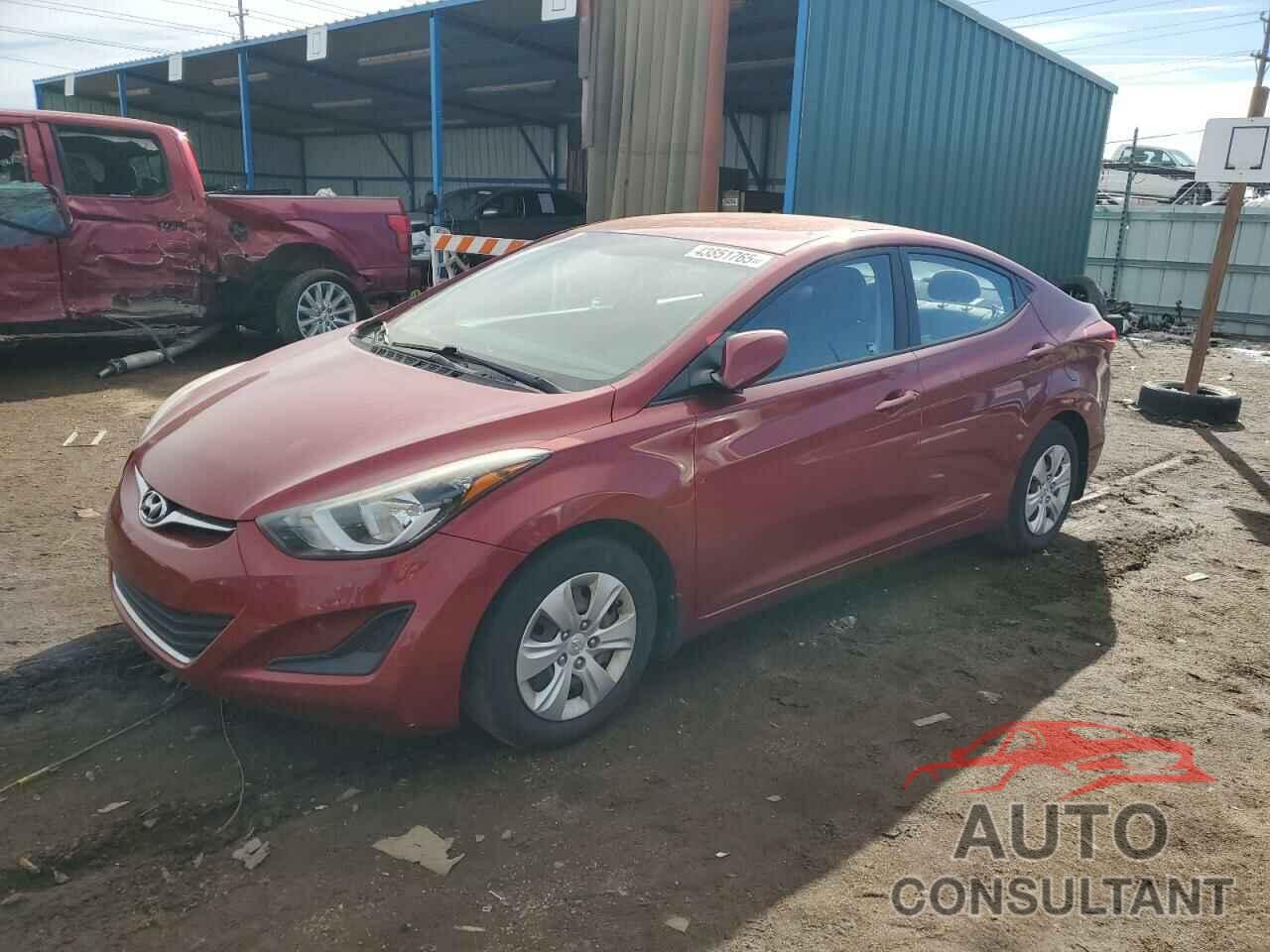 HYUNDAI ELANTRA 2016 - 5NPDH4AE2GH684610