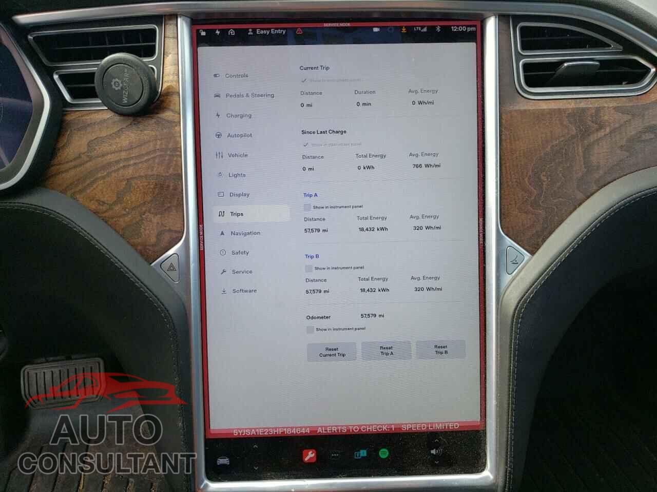 TESLA MODEL S 2017 - 5YJSA1E23HF184644