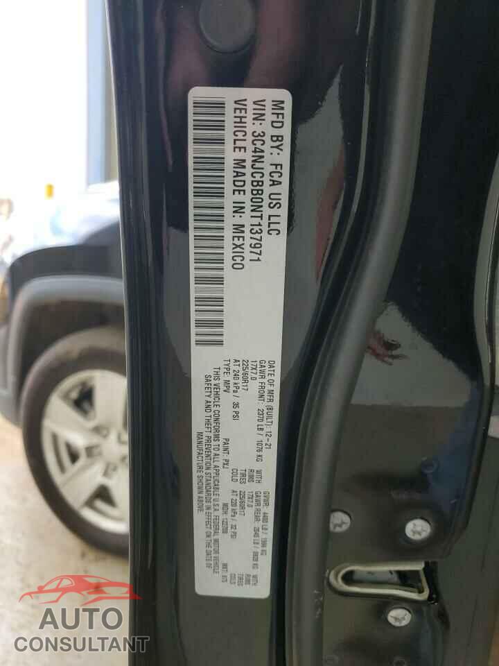 JEEP COMPASS 2022 - 3C4NJCBB0NT137971