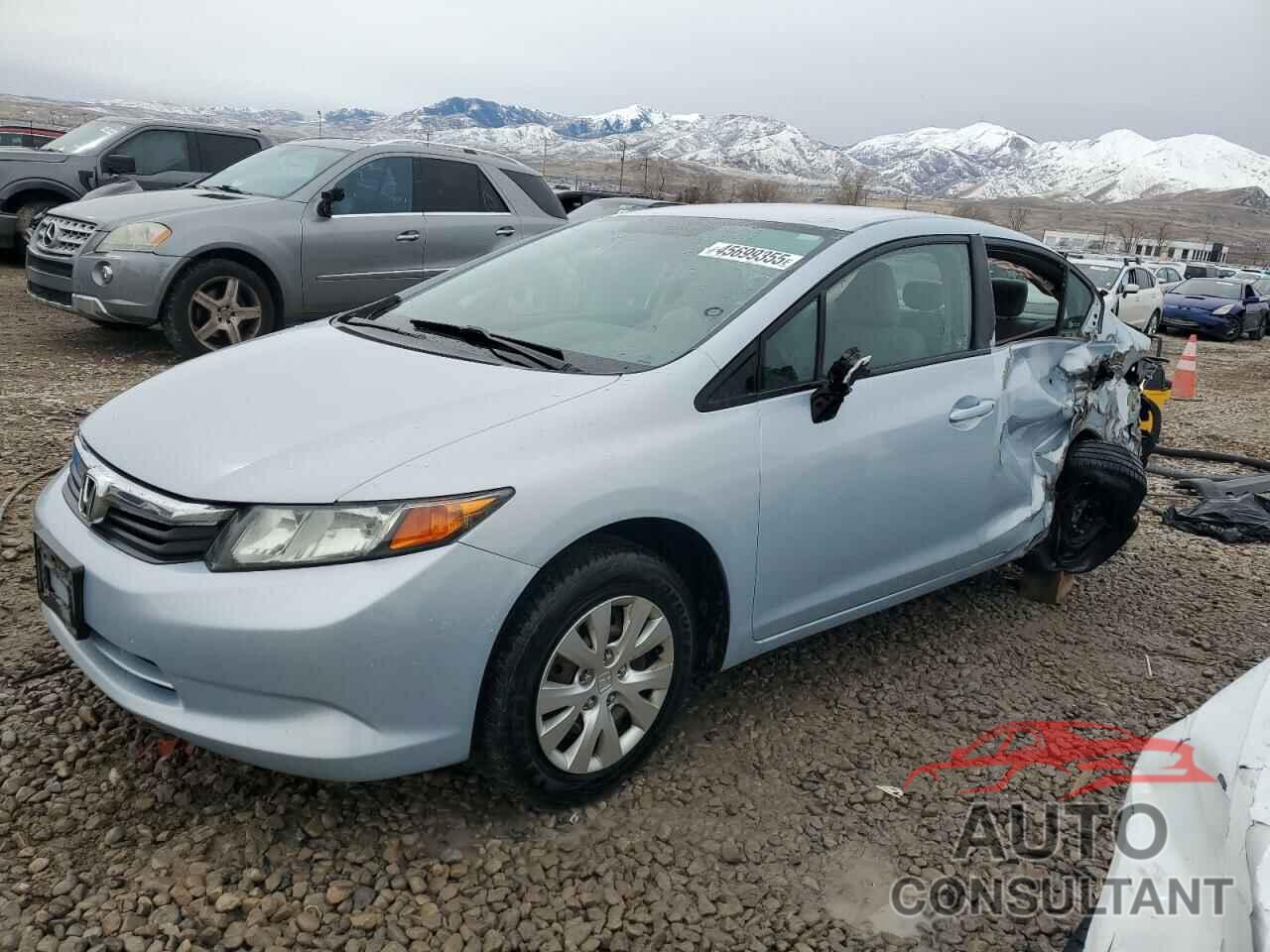HONDA CIVIC 2012 - 2HGFB2F57CH585535