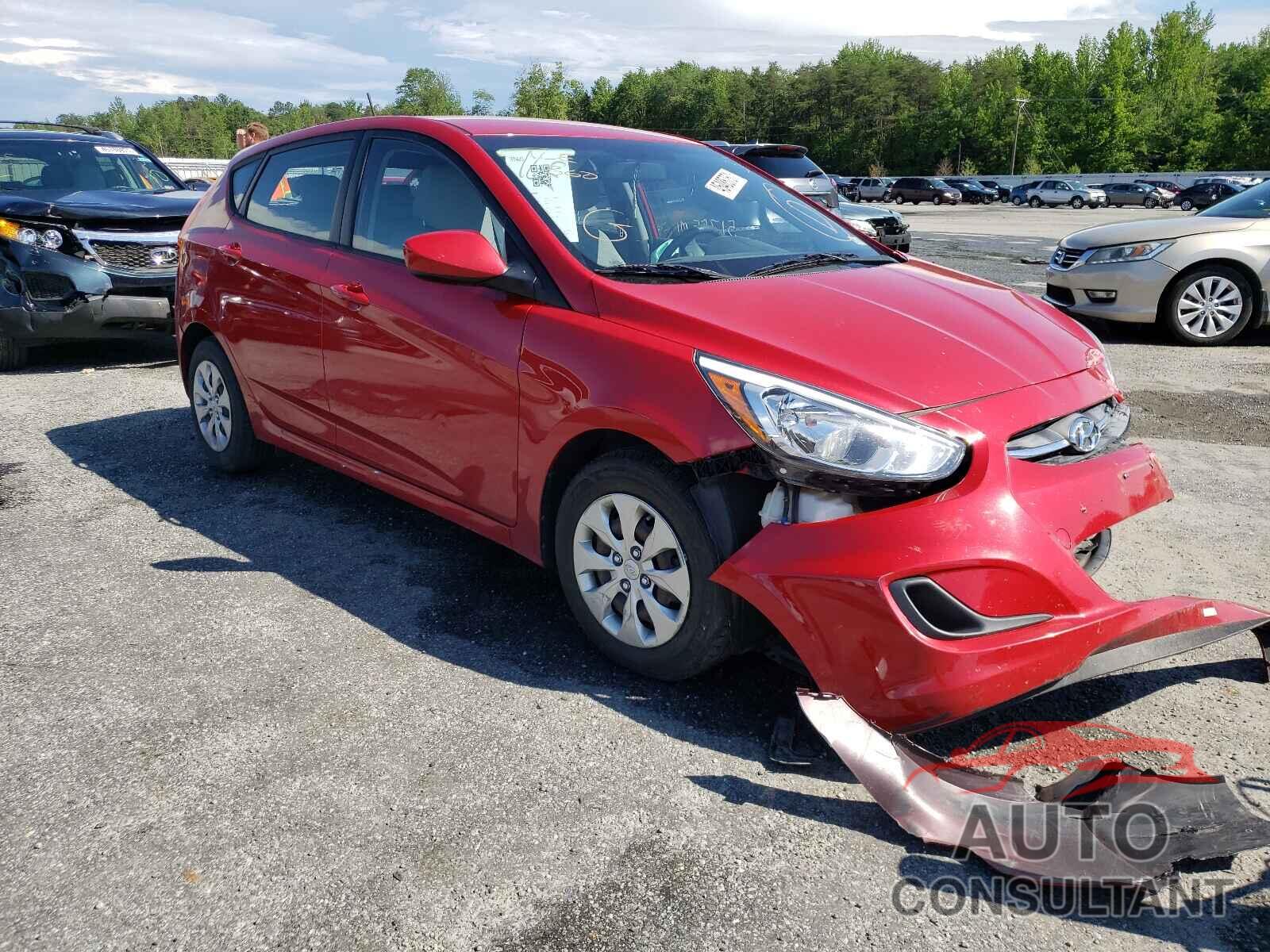 HYUNDAI ACCENT 2016 - KMHCT5AE1GU258232