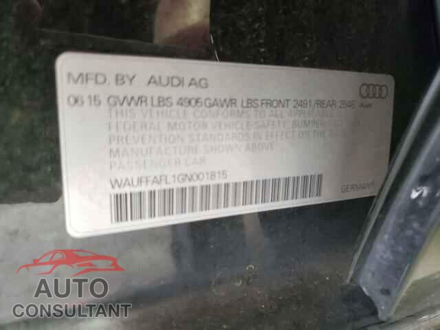AUDI A4 2016 - WAUFFAFL1GN001815
