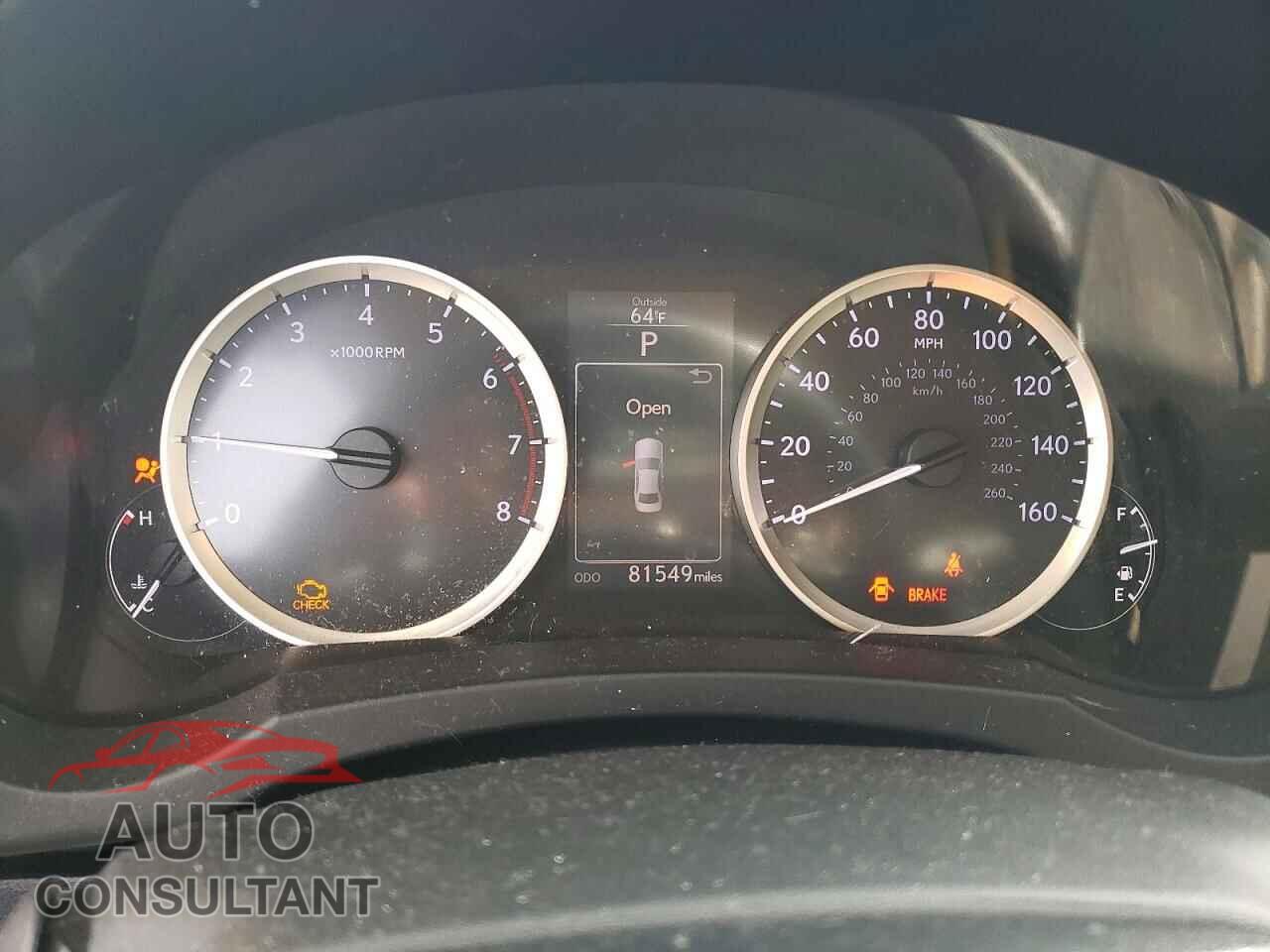 LEXUS IS 2016 - JTHBA1D23G5028023