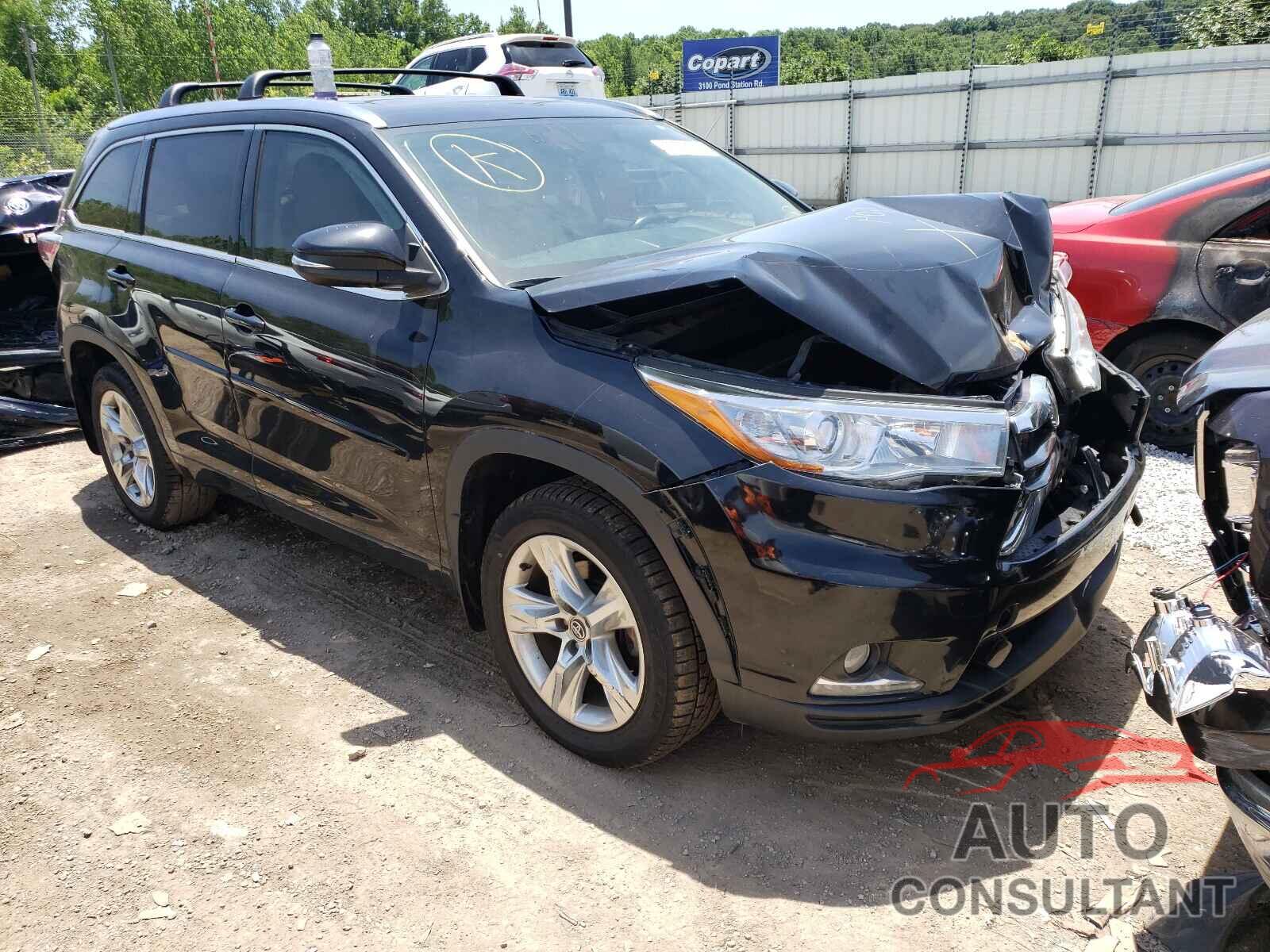 TOYOTA HIGHLANDER 2016 - 5TDDKRFH7GS264188
