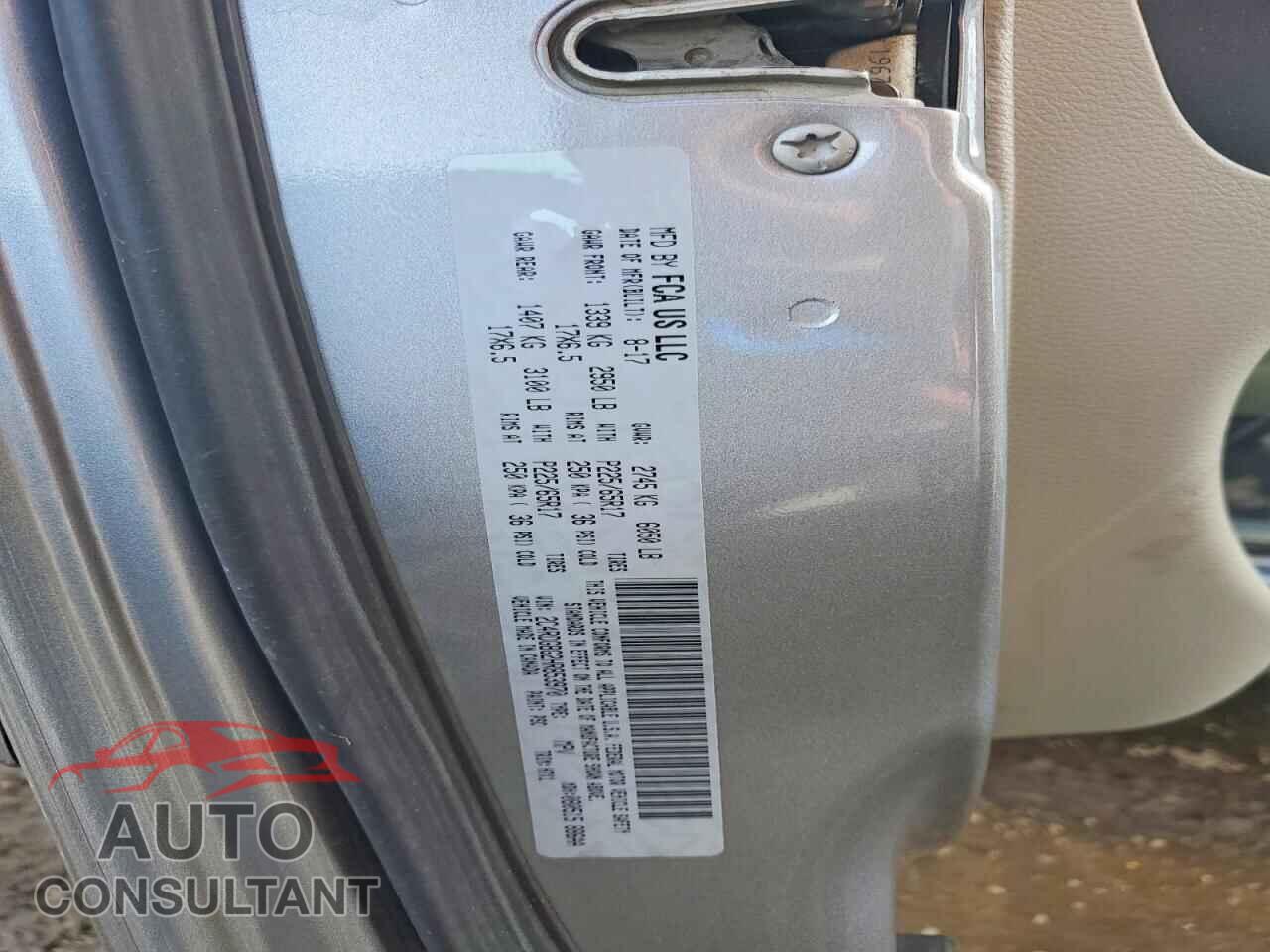 DODGE CARAVAN 2017 - 2C4RDGBG2HR853970