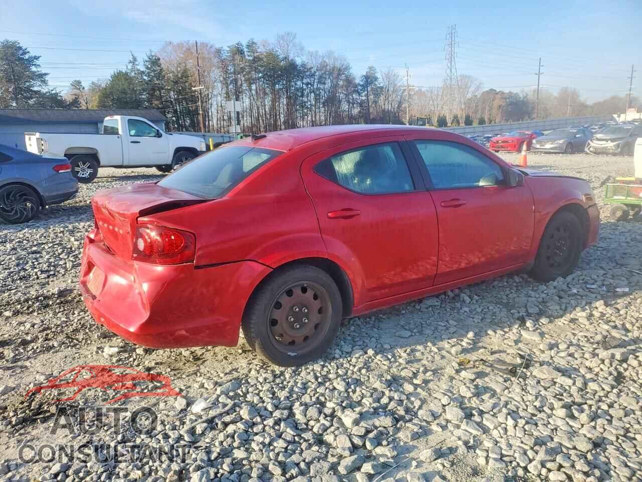 DODGE AVENGER 2013 - 1C3CDZAB1DN725187