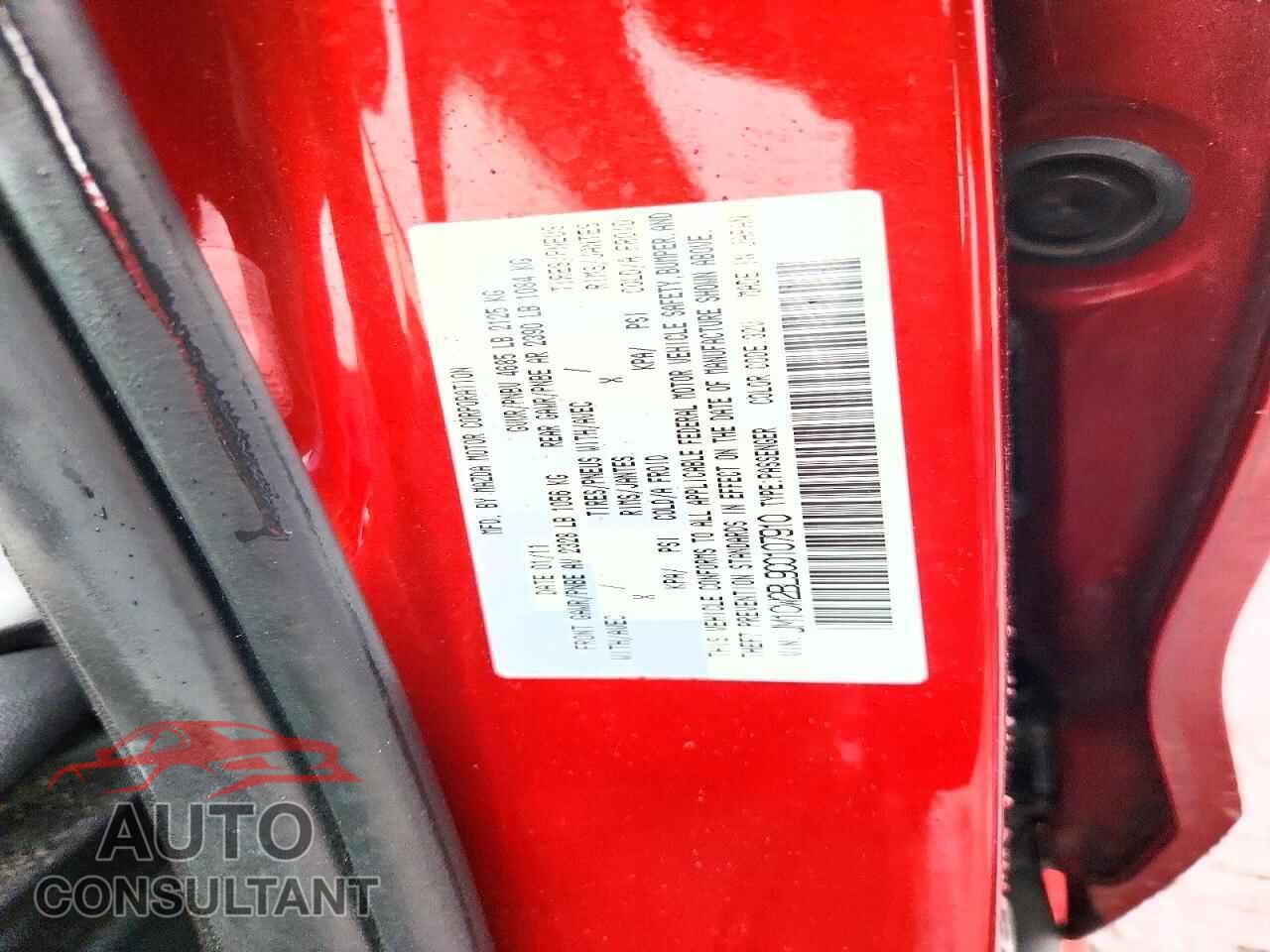 MAZDA 5 2012 - JM1CW2BL9C0107910