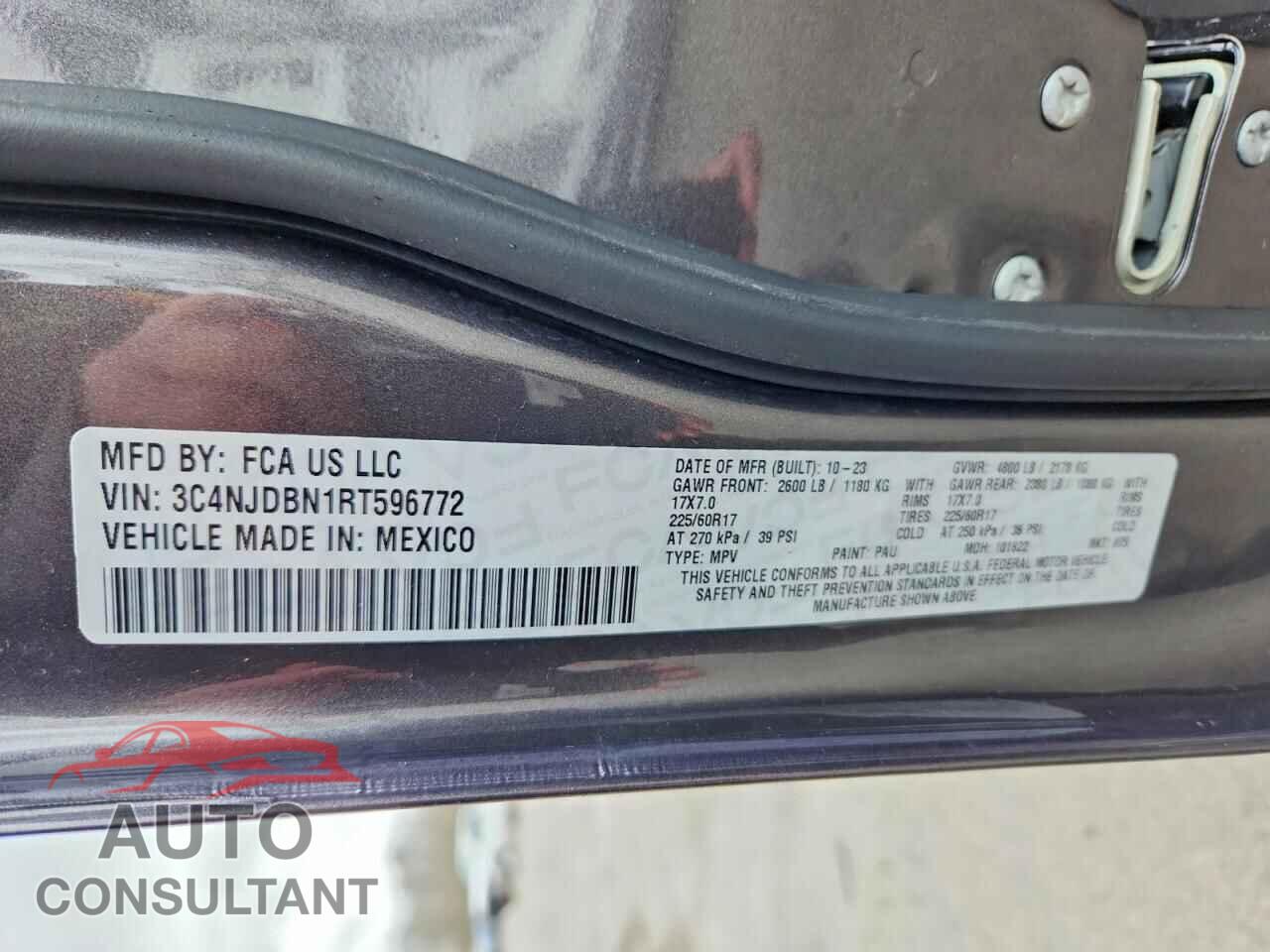 JEEP COMPASS 2024 - 3C4NJDBN1RT596772