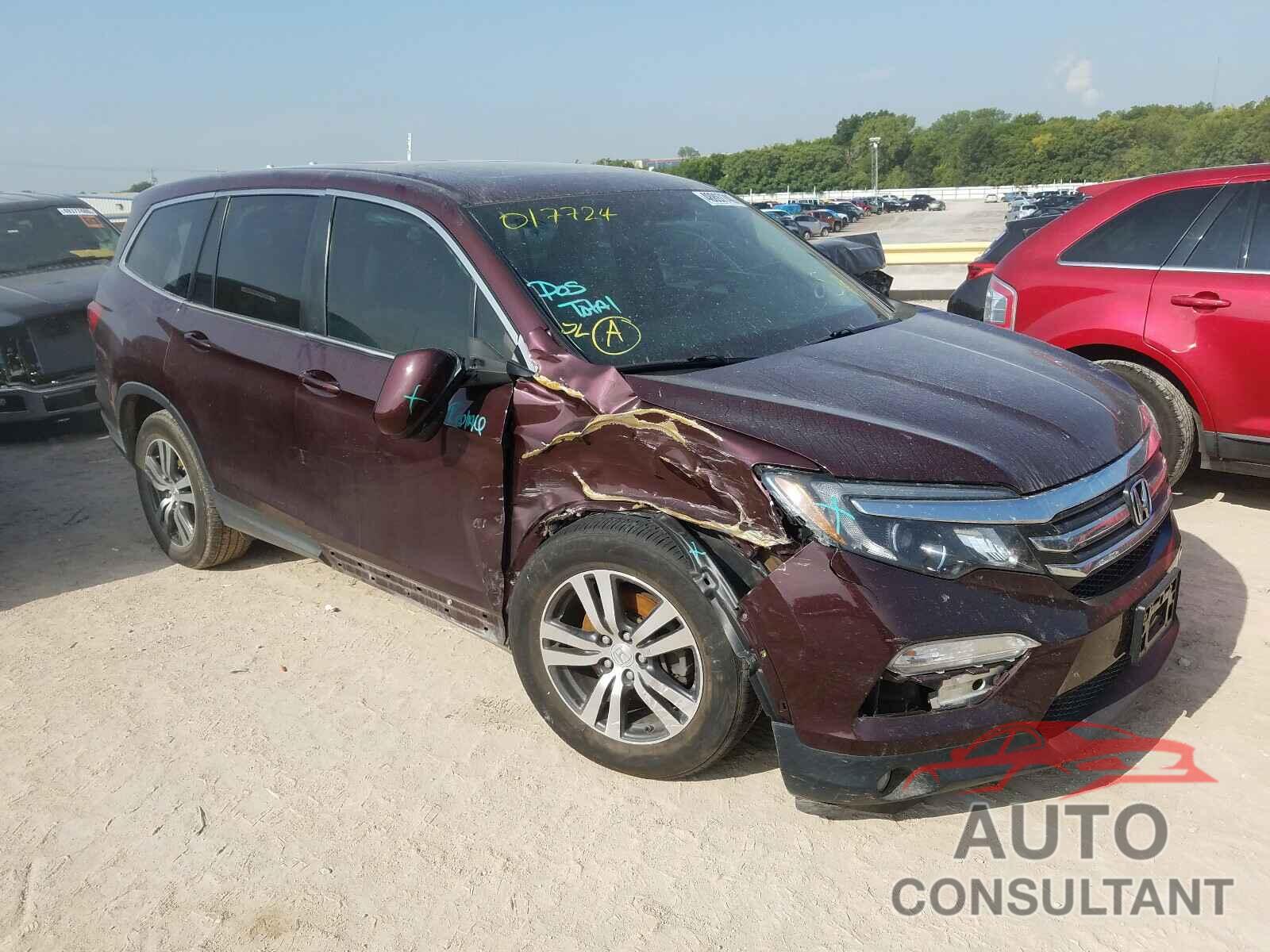 HONDA PILOT 2017 - 5FNYF5H87HB017724