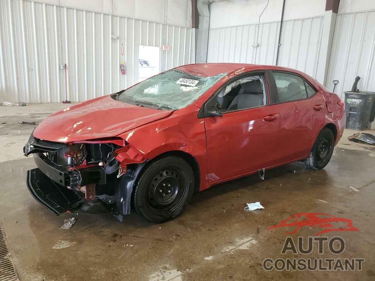 TOYOTA COROLLA 2019 - 5YFBURHEXKP946682