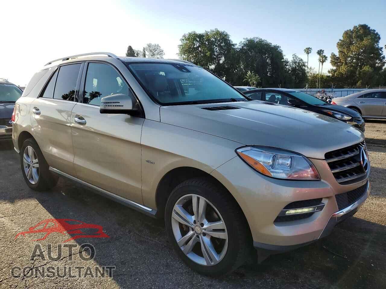 MERCEDES-BENZ M-CLASS 2012 - 4JGDA2EBXCA073472