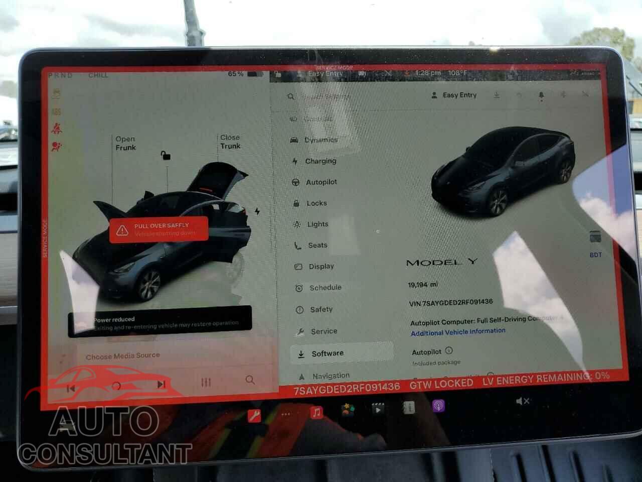TESLA MODEL Y 2024 - 7SAYGDED2RF091436